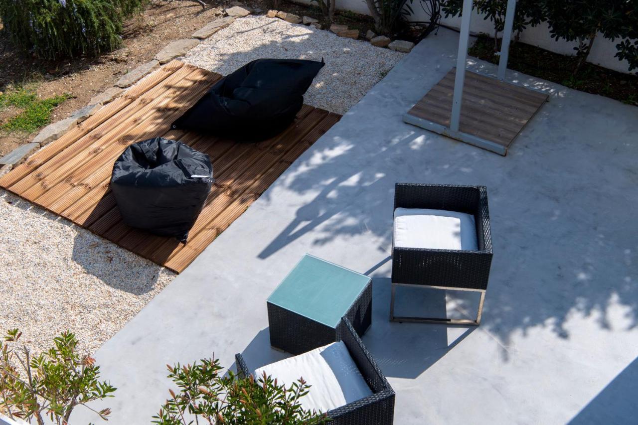 Just Blue With Amazing Sea Views In Piso Livadi 빌라 외부 사진
