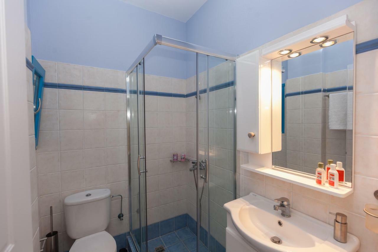 Just Blue With Amazing Sea Views In Piso Livadi 빌라 외부 사진