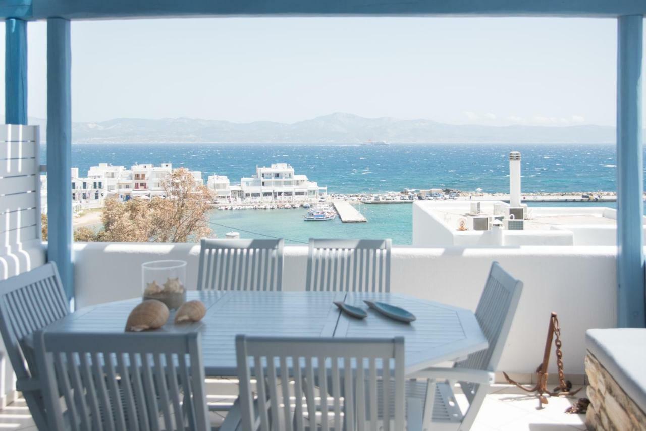 Just Blue With Amazing Sea Views In Piso Livadi 빌라 외부 사진