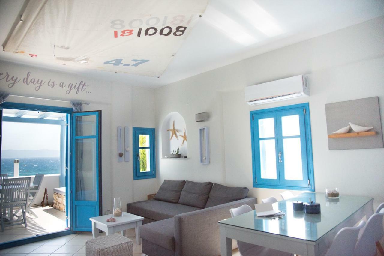 Just Blue With Amazing Sea Views In Piso Livadi 빌라 외부 사진